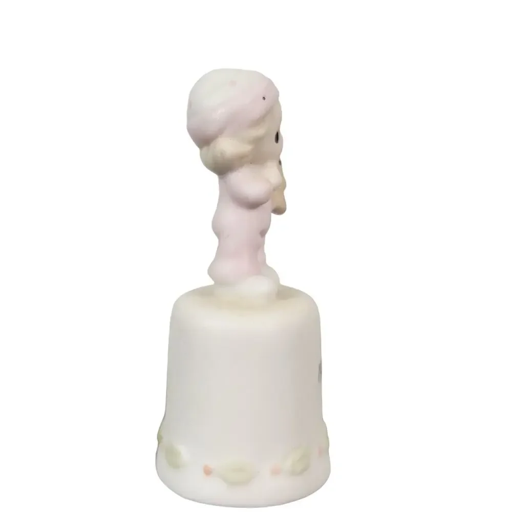 Precious Moments Bell Figurine 1993 Gingerbread Child PMI Indonesia Small 2